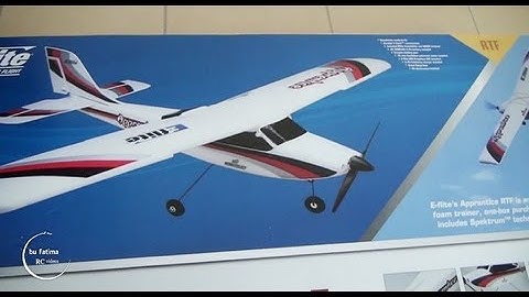 UNBOXING RC - E-flite APPRENTICE 15e RTR Trainer Plane with Spektrum DX5e