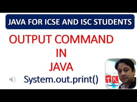 JAVA OUTPUT COMMAND |OUTPUT COMMAND IN JAVA| |PRINT COMMAND IN JAVA ...
