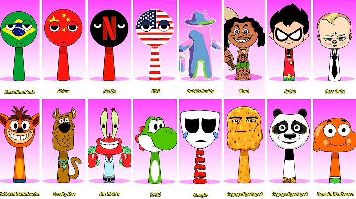 Incredibox Sprunki OC Phase 1 to Phase 3 Three Numberblocks, Walmart, Japan, Two, Samsung