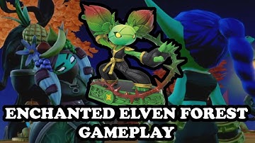Skylanders Imaginators - Enchanted Elven Forest Level + Boom Bloom GAMEPLAY - WAVE 3