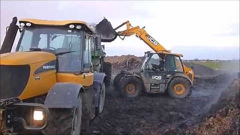 loading muck spreaders