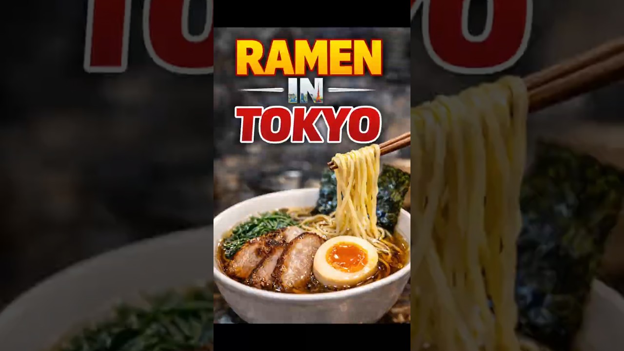 Вот как выглядит заказ рамена в Токио 🍜🇯🇵 