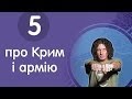 Скрябін: про Крим і армію