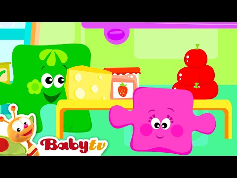 Puslespillbitene Bygger En Handlekurv & Ledd! 🧩 | Piknikmoro @BabyTVNOR