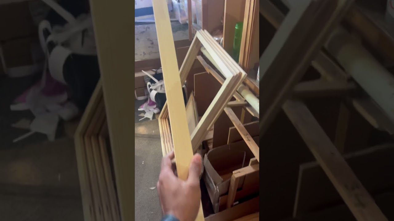 Canvas print frame bar 