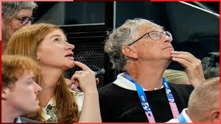 Famous 🔴Bill Gates and Girlfriend Paula Hurd Attend Paris Olympics as His Daughter Jennifer Cheers on Simo👀 Net Worth