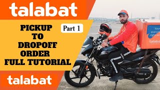 Full details talabat rider app | order pickup dropoff | everything in this video   part 1 #talabat screenshot 5