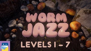 Worm Jazz: Levels 1 - 7 Walkthrough & iOS / Android Gameplay (by Inconspicuous)