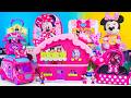 Satisfying with Unboxing Disney Minnie Mouse Pink Clubhouse Playset | Review Toys ASMR