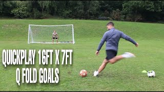 WORTH BUYING?!  Quickplay 16ft x 7ft Q Fold Football Soccer Goal. Test & Review