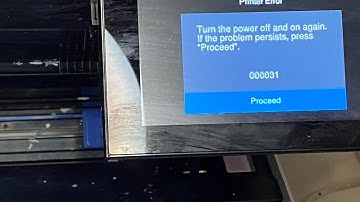 Error 000031 Epson Et 8550 DTF work around