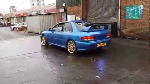 Subaru İmpreza Type R 350BHP Launch Control!