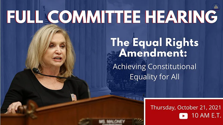 The Equal Rights Amendment: Achieving Constitutional Equality for All.