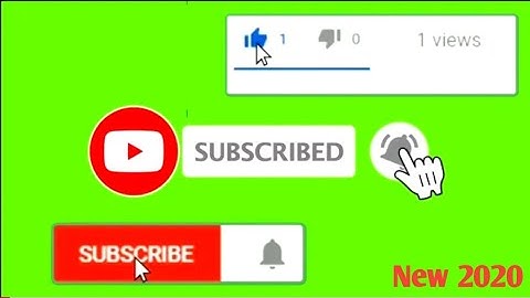 Top 3 2020  || Green Screen Animated Subscribe Button || Green screen video || Tech Smart Tuition