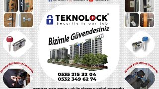 Teknolock Güvenli̇k Full Seti̇, Kapilarinizda Mükemmel Korumaniz Olmaya Devam Edi̇yor.