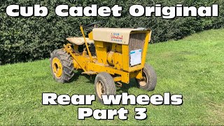 Cub Cadet Original - Rear wheels (Part 3)