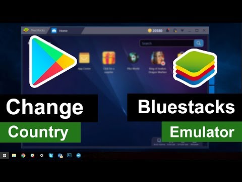 Change Google Play Store Country 2018 in Bluestacks Emulator - Change App Store Country !! NO ROOT!!