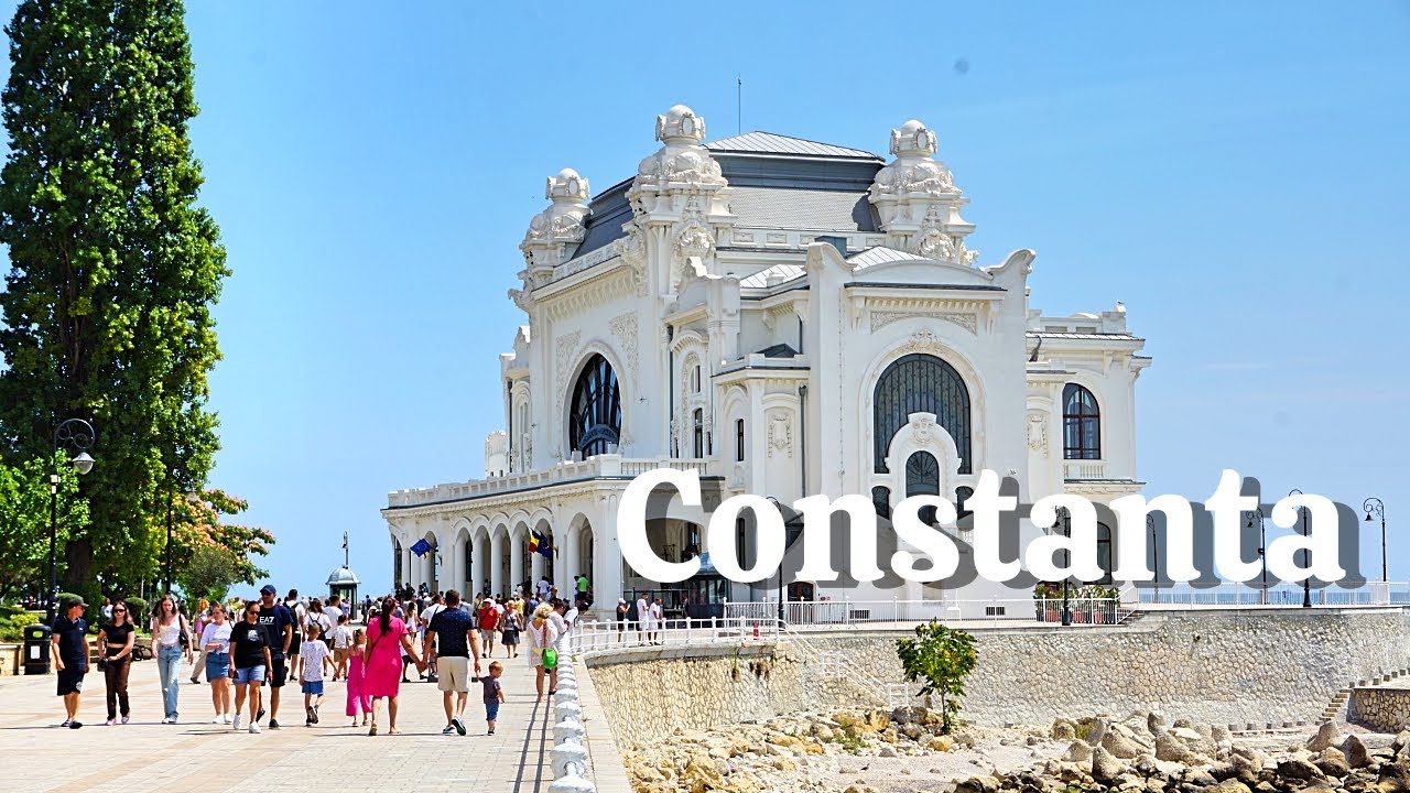 🇷🇴 Constanta, Romania Constanta Casino Walking Tour July 2025 (4K UHD)