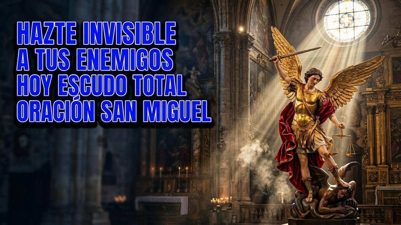 Hazte INVISIBLE a tus Enemigos HOY: Escudo Total con la Oración a San Miguel