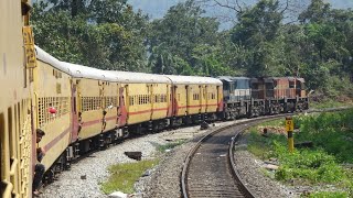 Vasco To Hyderabad ( Via Dudhsagar Waterfalls ) : Full Journey : 17022 VSG - HYB Weekly Express