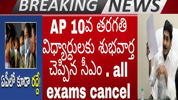 AP 10th class exams all cancel 2020 | ap 10th class exams | ap ssc | share your ideas channel