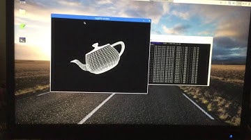 Teapot sample by using MPU6050 with Raspberry Pi