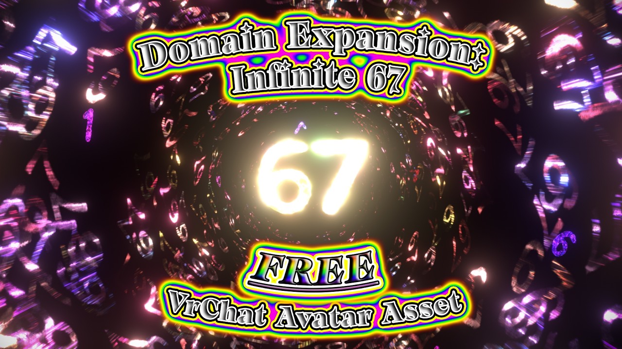 [VToD] Domain Expansion: Infinite 67 FREE Vrchat Avatar Asset - Virtual Toybox of Dreams