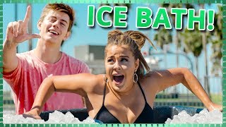 Ice Bath Challenge! | Do It For The Dough w/ Tessa Brooks and Chance Sutton