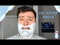 Bone chilling weather shave