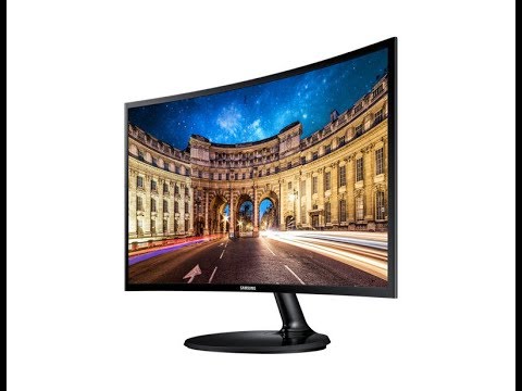 Unboxing Samsung LC24F390FHWXXL 23.6-inch Curved LED Monitor