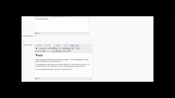 How to embed a Prezi into an HTML page in Moodle