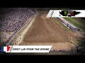 First Lap from the drone | MXGP Race 1 | Monster Energy MXGP of France 2024 #MXGP