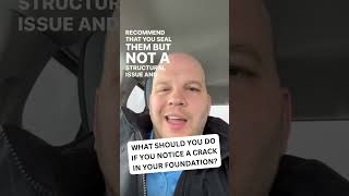 Home Inspector Nate How Serious Is a Crack In Your Foundation And What Should You Do?