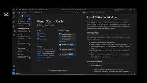 របៀបដំឡើង flutter- android studio- VS code- and git ✓
