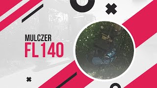 Mulczer C4 FL140 na koparce Caterpillar 313 pracujący przy drodze - adstechnic.pl (2025)