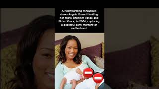 Angela Bassett Holding Her Twins In Rare 2006 Throwback ❤️ #celebrity