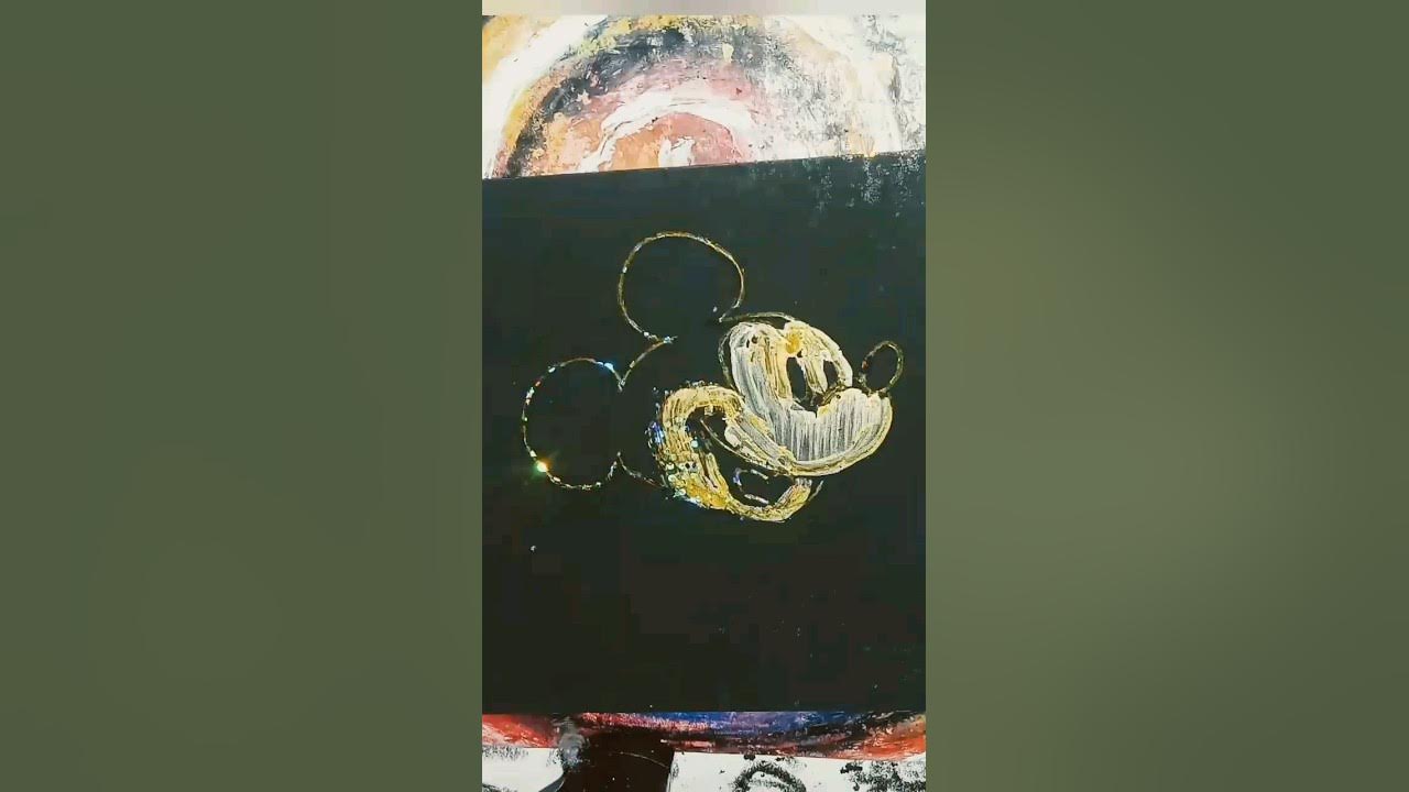 Drawing EZ Mickey on Scratchboard Timelapse YouTube