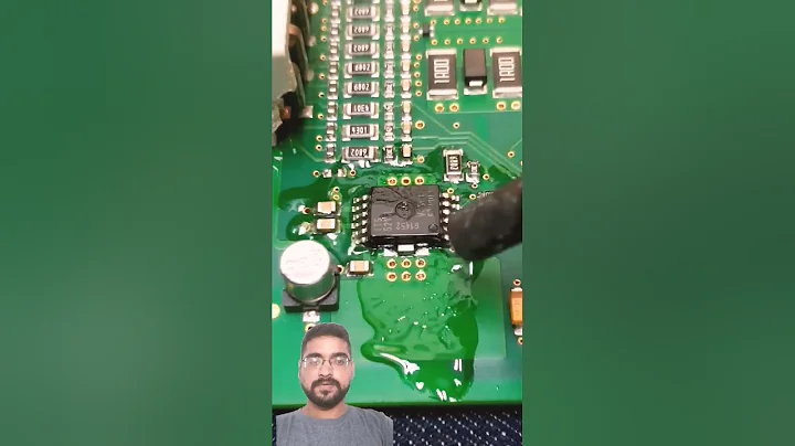 How to Desolder SMD Components with Hot Air gun! #shorts