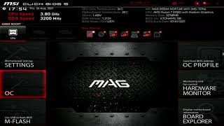 MSI MAG B550M Mortar WiFi BIOS/UEFI 7C94v18