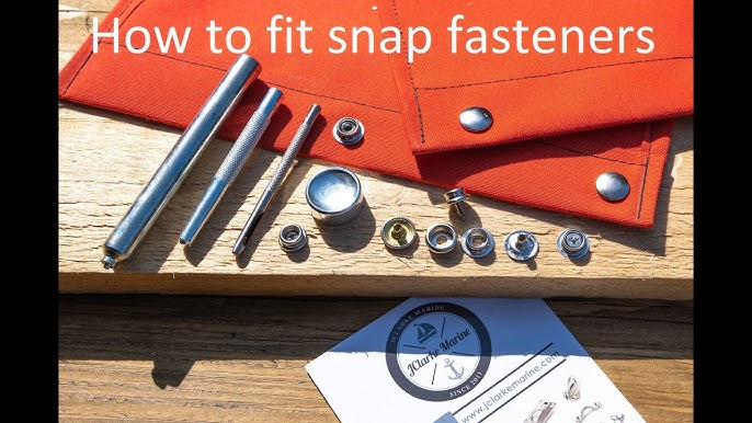 Positioning Snaps on Canvas Using the Quick Fit Kit 