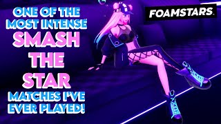 One Of The Most Intense SMASH THE STAR Matches I've Played! - Foamstars