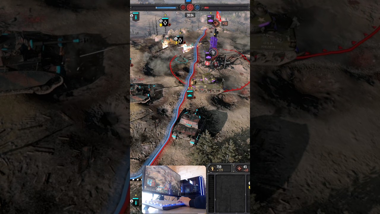 Decisive tank battle 