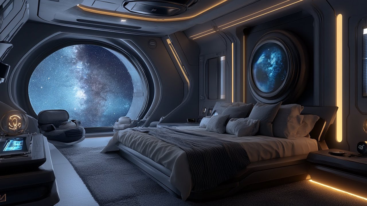 Drift Away with Soothing Cosmic Sounds for Deep Sleep | Space Room To ...