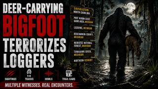 DEER-CARRYING BIGFOOT TERRIFIES LOGGERS IN NORTH CAROLINA | BIGFOOT SOCIETY 1149