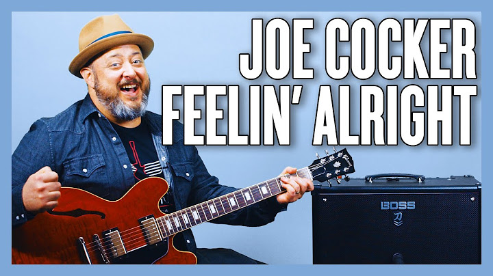 Feeling Alright Guitar version - Guitar performance video thumbnail