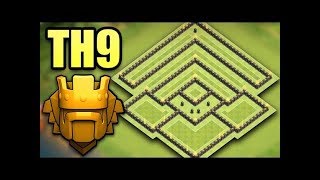 Clash of Clan] Hướng dẫn xây nhà Town Hall 9 (TH9) - Best thủ nhà (50%  1sao) 6/2017 - YouTube