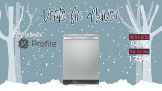 Gtw680Bmrdg Laveuse, Jcb840Skss Cuisinière, Gde21Dskss Réfrigérateur Bonprix Électromenagers