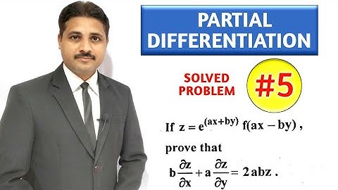 PARTIAL DIFFERENTIATION MULTIVARIABLE CALCULUS LECTURE 5 IN HINDI @TIKLESACADEMY