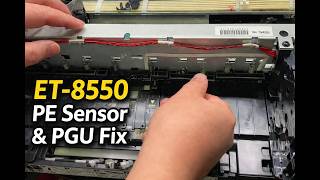 Epson ET-8550 Repair Guide: PGU, Springs, and PE Sensor