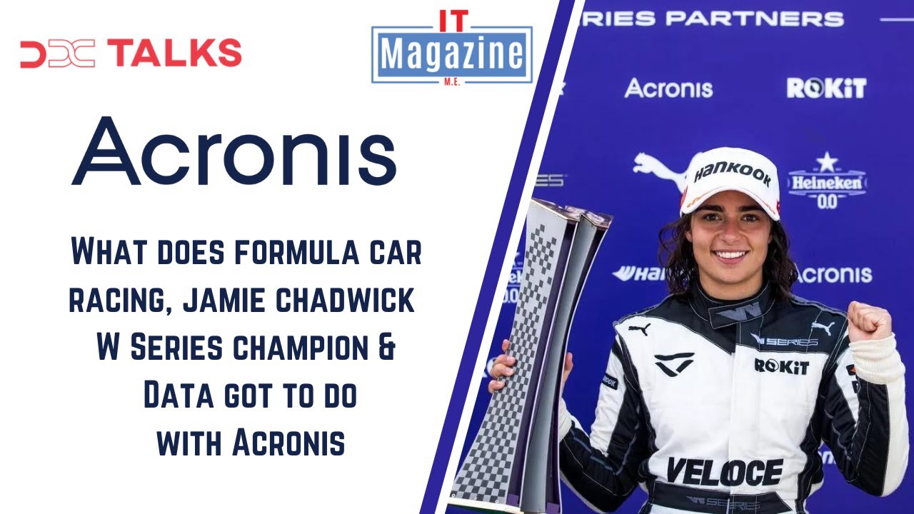DxTalks Interview Jamie Chadwick  EP 105 Formula One w Series champion at The Acronis Dubai Summit